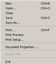 File Menu